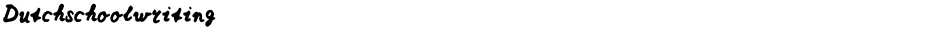 DutchschoolwritingDemo