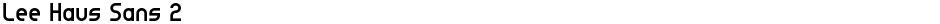 Lee Haus Sans 2Demo