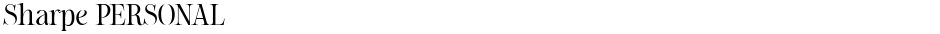 Sharpe PERSONALDemo