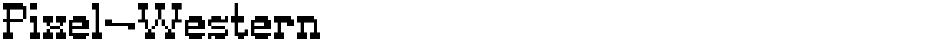 Pixel-WesternDemo