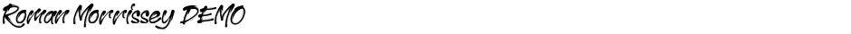 Roman Morrissey DEMODemo