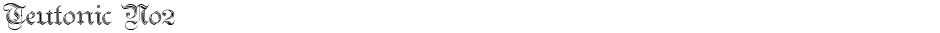 Teutonic No2Demo