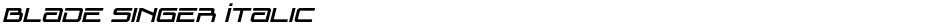 Blade Singer ItalicDemo