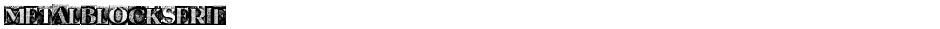 MetalBlockSerifDemo