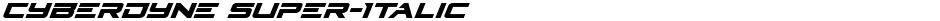 Cyberdyne Super-ItalicDemo