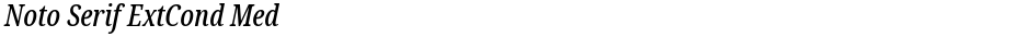 Noto Serif ExtCond MedDemo