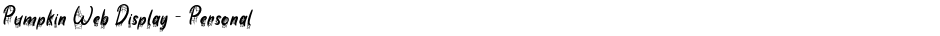 Pumpkin Web Display - PersonalDemo
