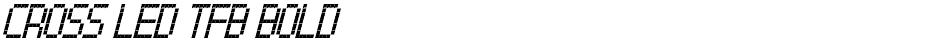 Cross led tfb boldDemo