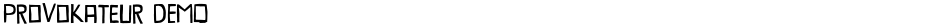 Provokateur DEMODemo