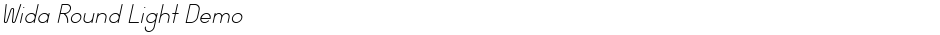 Wida Round Light DemoDemo