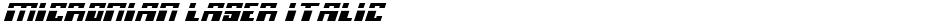 Micronian Laser ItalicDemo