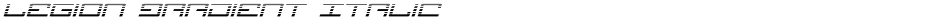 Legion Gradient ItalicDemo