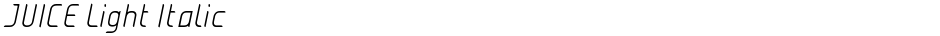 JUICE Light ItalicDemo