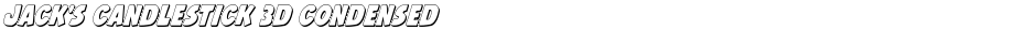 Jack's Candlestick 3D CondensedDemo