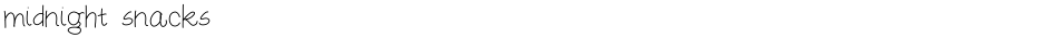 midnight snacks Demo