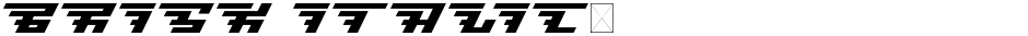 Brisk (italic)Demo