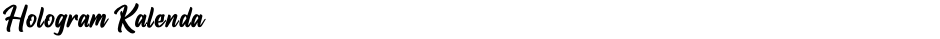 Hologram KalendaDemo