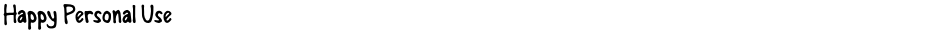 Happy Personal UseDemo