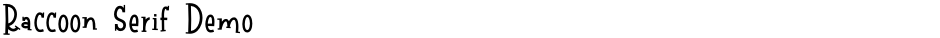 Raccoon Serif DemoDemo