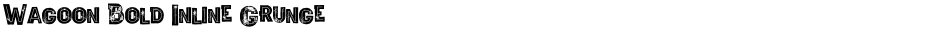 Wagoon Bold Inline GrungeDemo