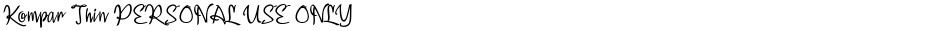 Kompar Thin PERSONAL USE ONLYDemo