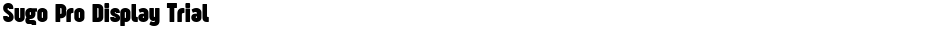 Sugo Pro Display TrialDemo
