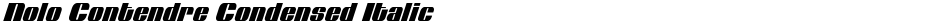 Nolo Contendre Condensed ItalicDemo