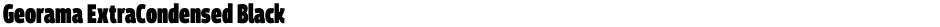Georama ExtraCondensed BlackDemo