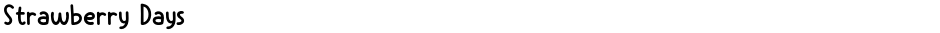 Strawberry DaysDemo
