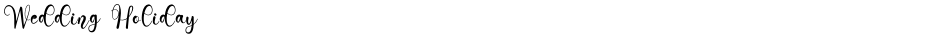 Wedding HolidayDemo