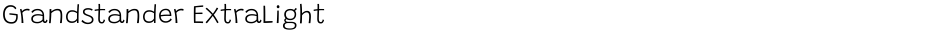 Grandstander ExtraLightDemo