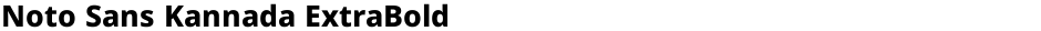 Noto Sans Kannada ExtraBoldDemo