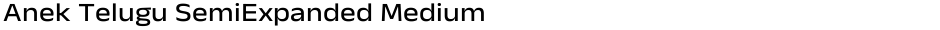 Anek Telugu SemiExpanded MediumDemo