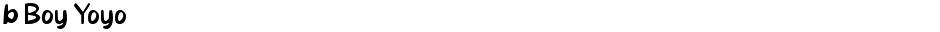 b Boy YoyoDemo