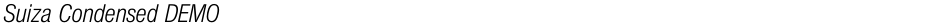 Suiza Condensed DEMODemo