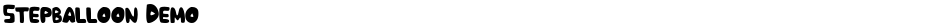 Stepballoon DemoDemo