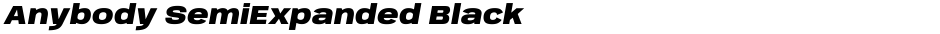 Anybody SemiExpanded BlackDemo