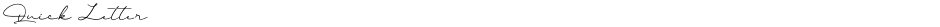 Quick LetterDemo