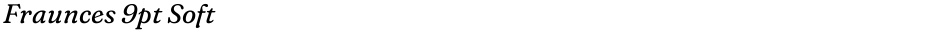 Fraunces 9pt SoftDemo