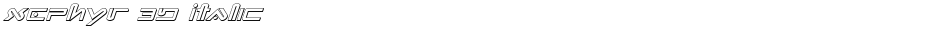 Xephyr 3D ItalicDemo