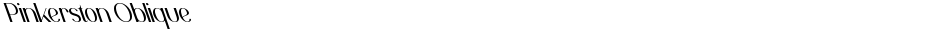 Pinkerston ObliqueDemo
