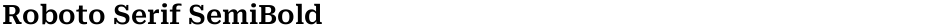 Roboto Serif SemiBoldDemo