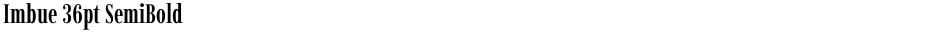 Imbue 36pt SemiBoldDemo