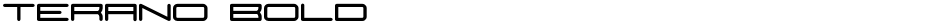 Terano BoldDemo