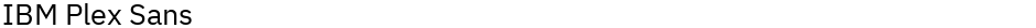 IBM Plex SansDemo