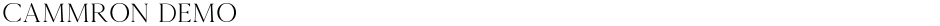Cammron DemoDemo