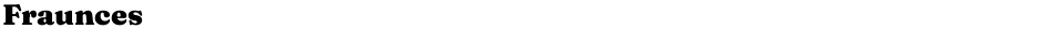 FrauncesDemo