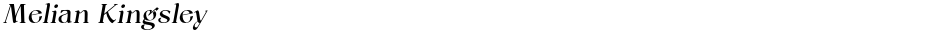 Melian KingsleyDemo