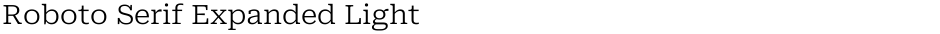 Roboto Serif Expanded LightDemo
