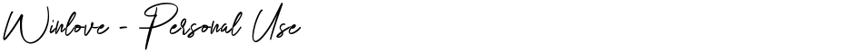 Winlove - Personal UseDemo